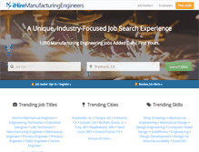 Tablet Screenshot of ihiremanufacturingengineers.com